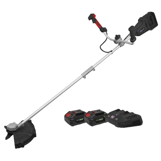 Sealey SV20 Series Brush Cutter & Strimmer Kit 40V 4Ah 35cm/25cm CP40VBCKIT