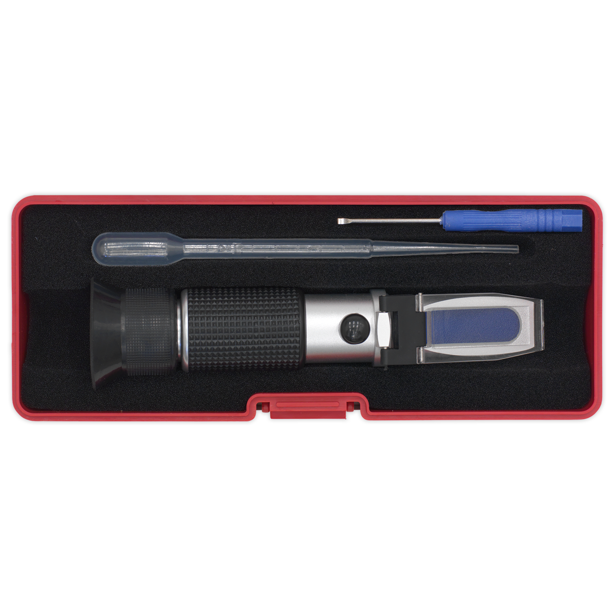 Sealey Refractometer Antifreeze Battery Fluid Screenwash With Pipette VS005