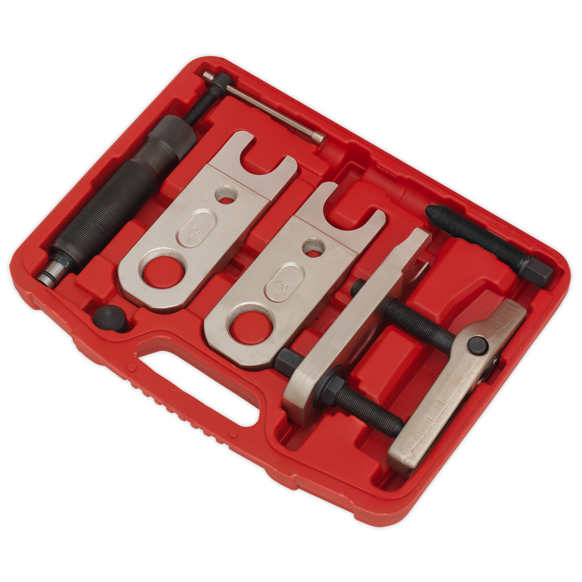 Sealey Heavy Duty Ball Joint Splitter Hydraulic & Manual 9 Pieces For HGV VS3814