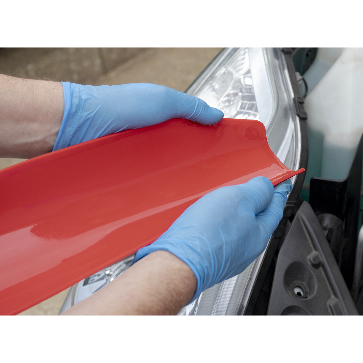 Sealey Flexible Mouldable Funnel With Flexible Aluminium Core Red VS5058