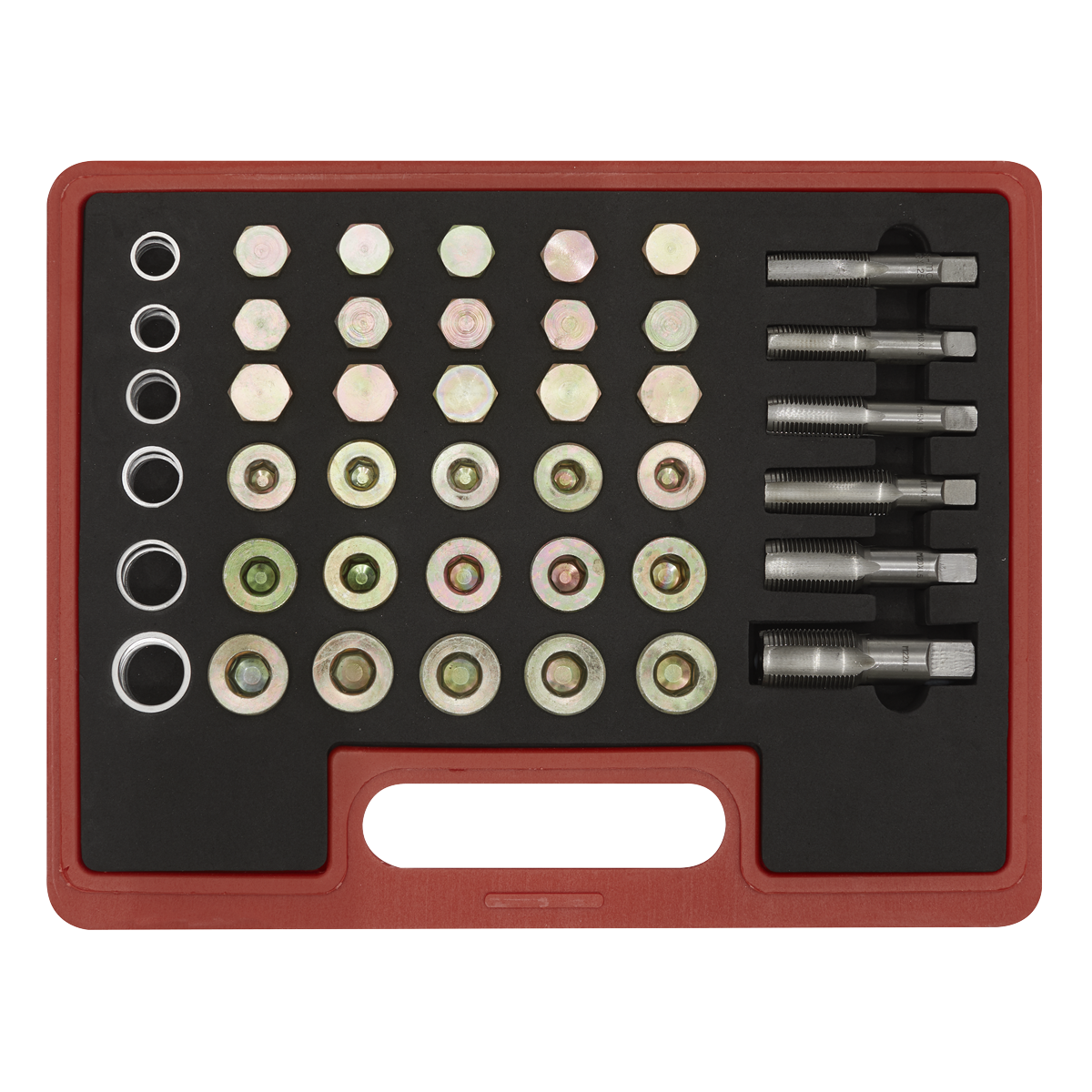 Sealey Oil Drain Plug Master Thread Repair Set Supplied In Storage Case VS661