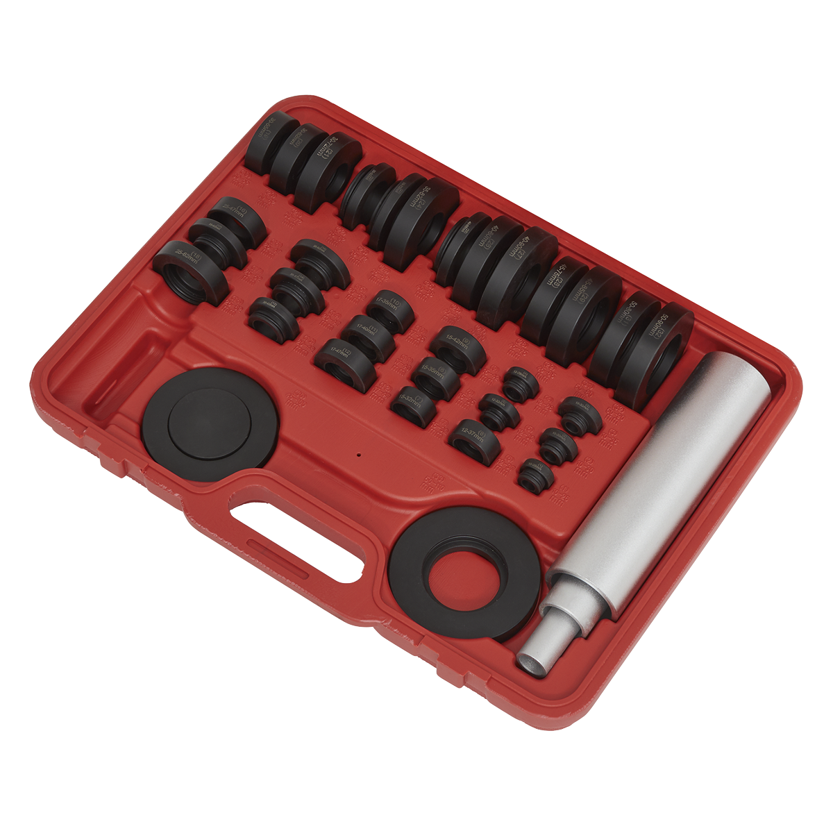 Sealey Bearing & Seal Installation Kit With 34 Nylon Drifts 37 Pieces VS7024