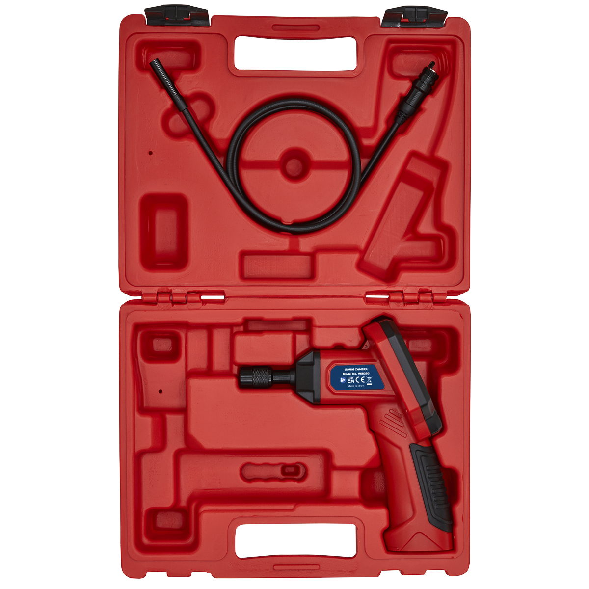 Sealey Video Borescope Ø9mm Camera Digital Zoom Control and Rotate/Flip VS8230