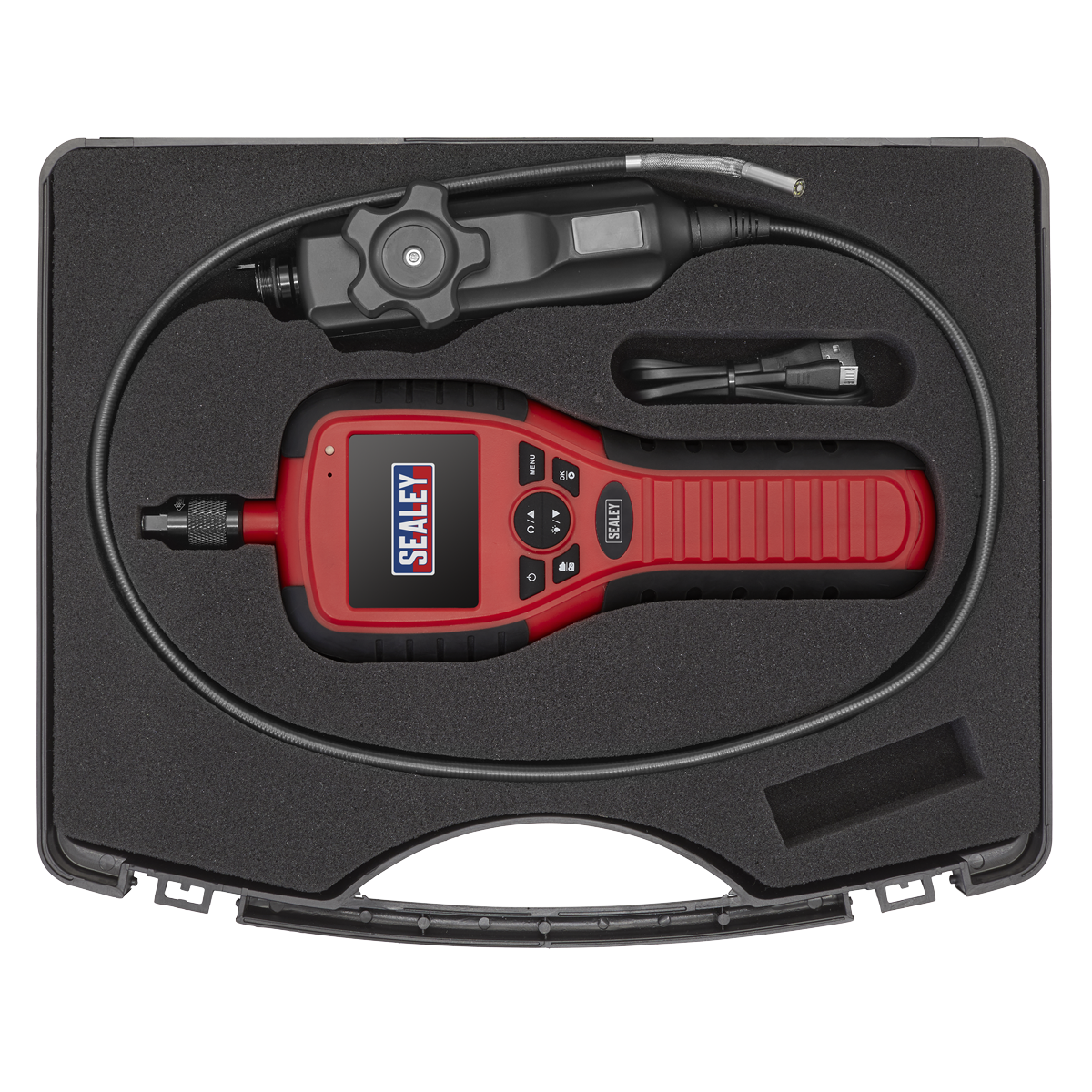 Sealey Video Borescope 6mm - Articulated Waterproof IP67 Integral Light VS8233A