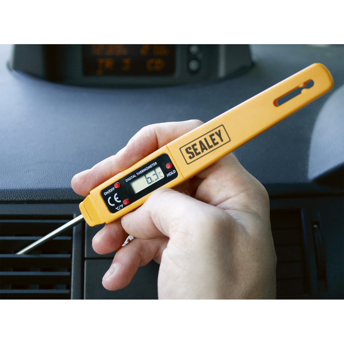Sealey Mini Digital Thermometer -40C - +250C High Precision Auto AC VS906