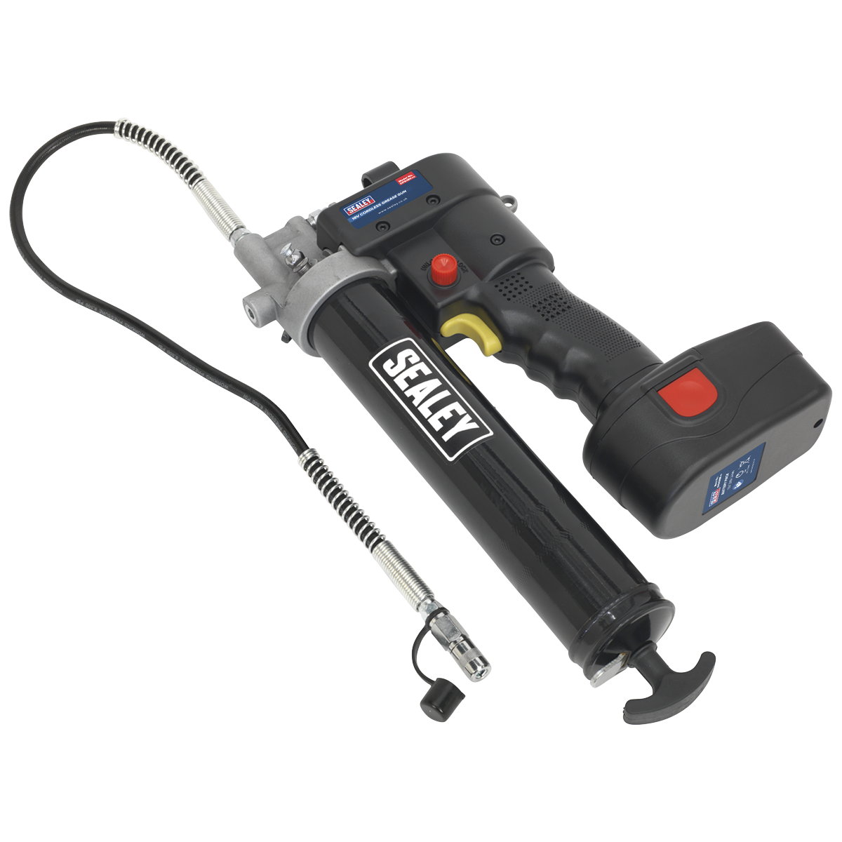 Sealey 18V Cordless Grease Gun With LCD Battery Condition Indicator CPG18V