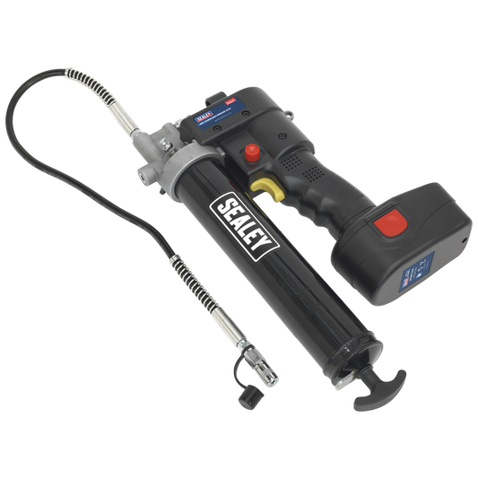 Sealey 18V Cordless Grease Gun With LCD Battery Condition Indicator CPG18V