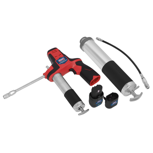 Sealey Lightweight Versatile Cordless Grease Gun 8V With 2Ah Battery CPG8V