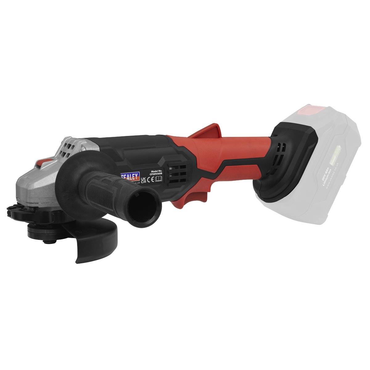 Sealey 20V SV20 Series Ø115mm Cordless Angle Grinder - Body Only CP20VAGB