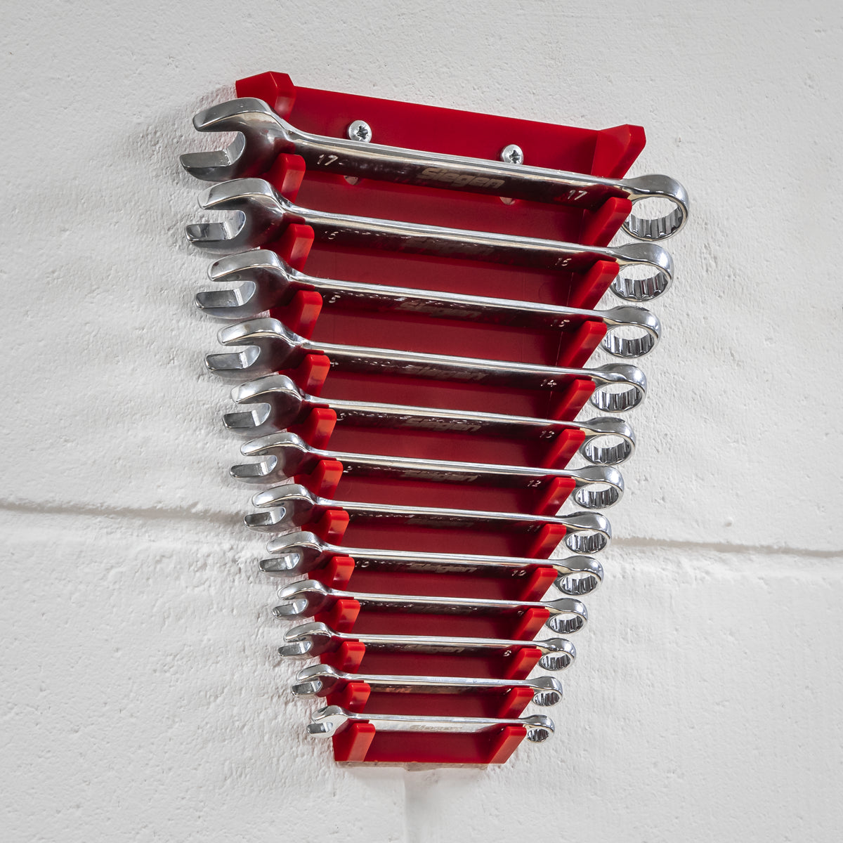 Sealey Premier Spanner Rack 12 Capacity 230mm Long Hand Tool Storage WR04