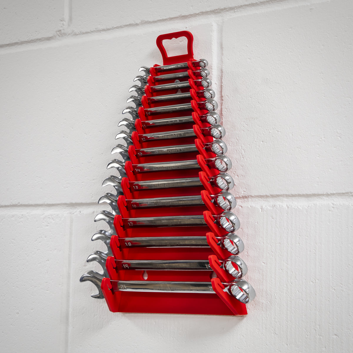 Sealey Premier Reverse Spanner Rack 15 Capacity Red Hand Tool Storage WR09