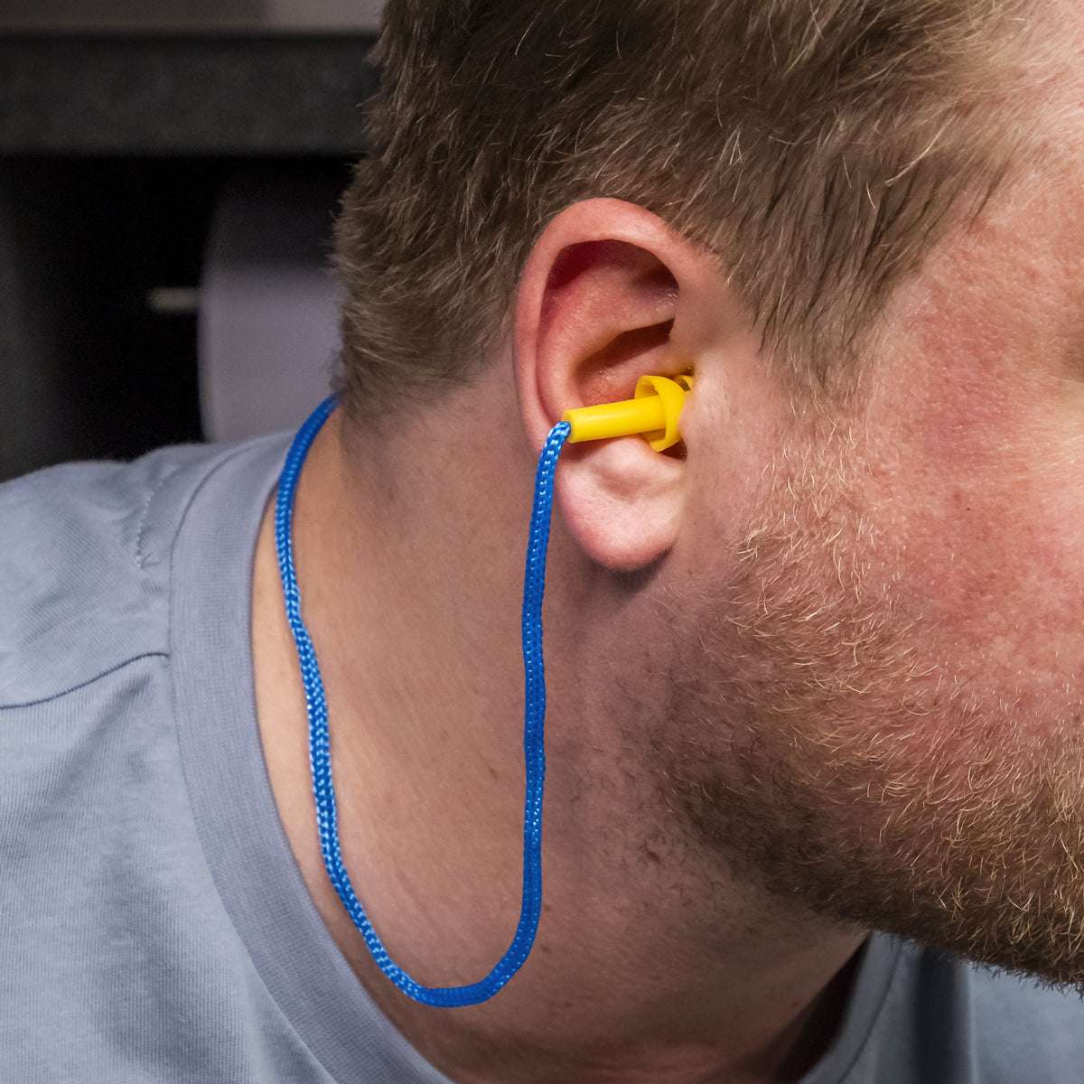 Worksafe Ear Plugs Disposable Corded SNR Rating 38dB 50 Pairs Soft Foam 402/50