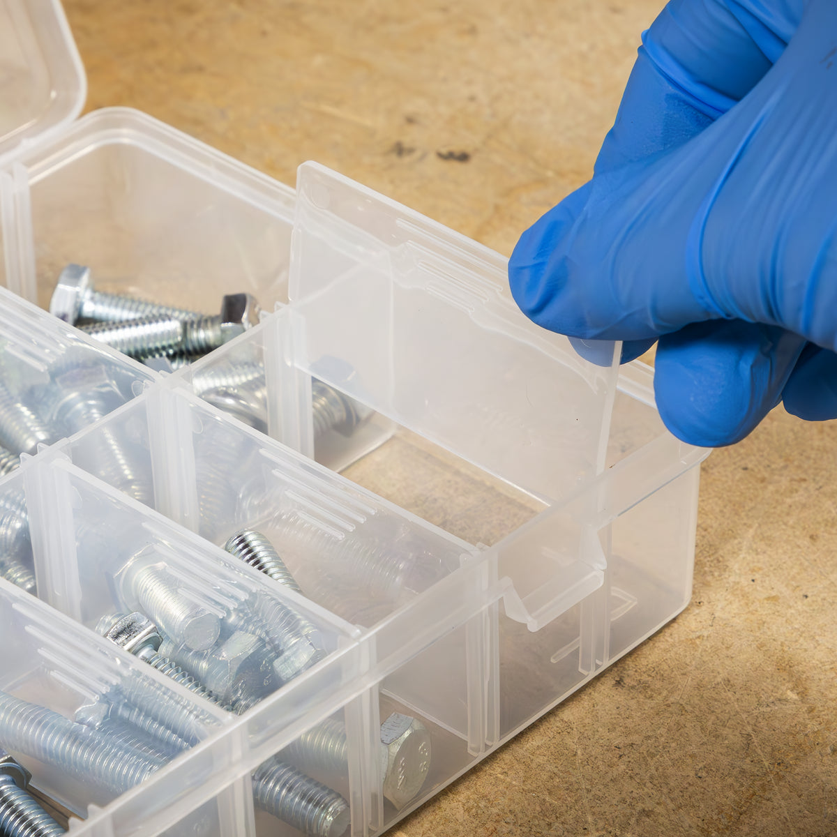 Sealey Assortment Box With 8 Removable Dividers & 2 Snap Latches ABBOXMED