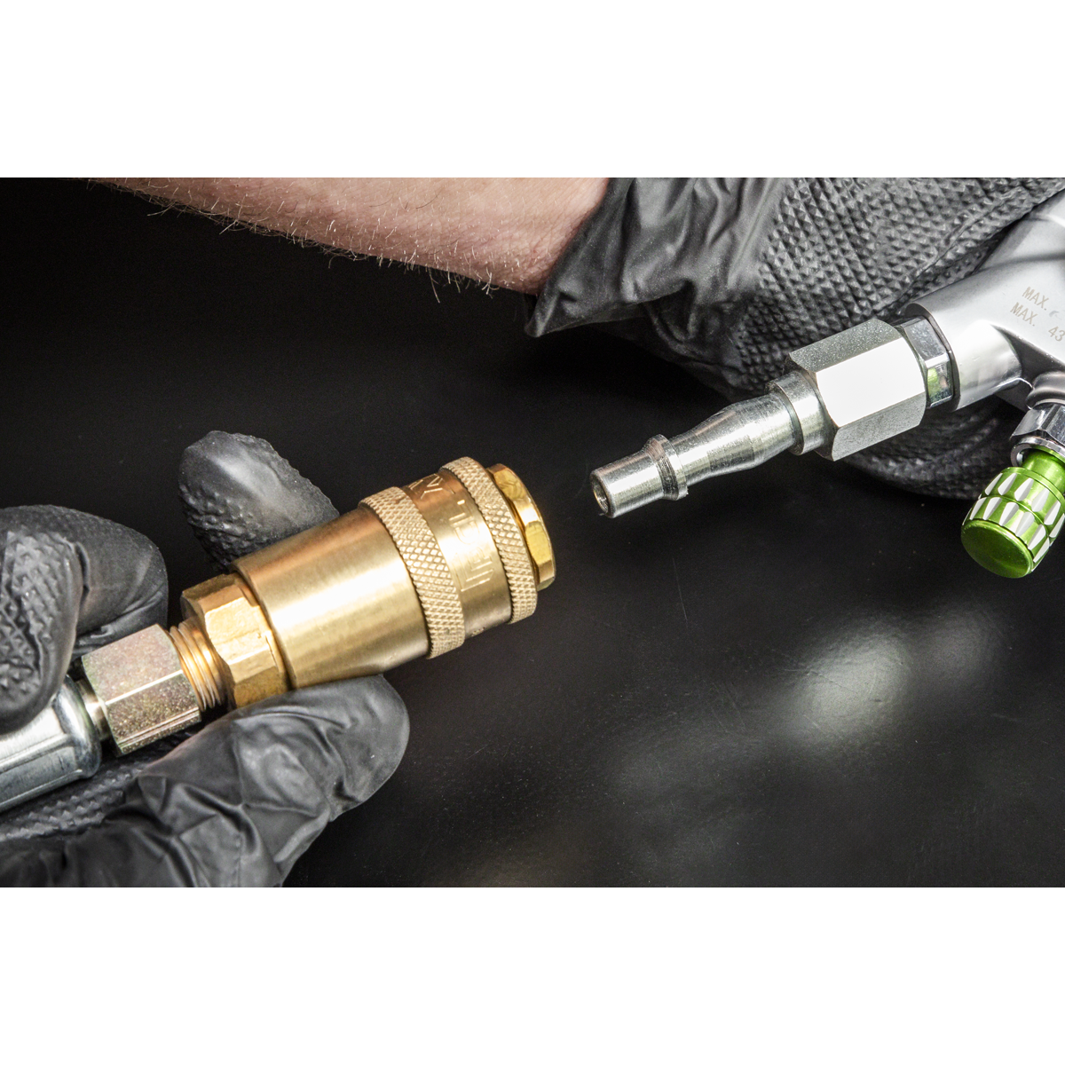 PCL Non-Corrodible Coupling Body Male 1/4" BSPT Brass High Pressure AC91