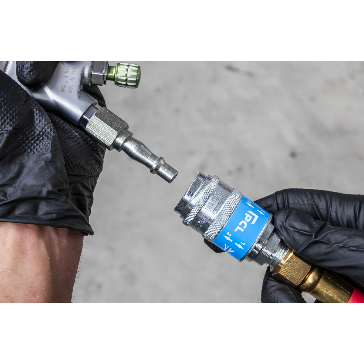 PCL Safeflow Safety Coupling Body Male 3/8" BSPT For Workshop & Agricultural Use