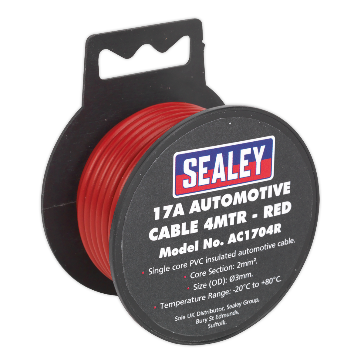 Sealey Clip Strip Deal Car Automotive Cable Thick Wall 5A-27A 2.5m-7m ACSET