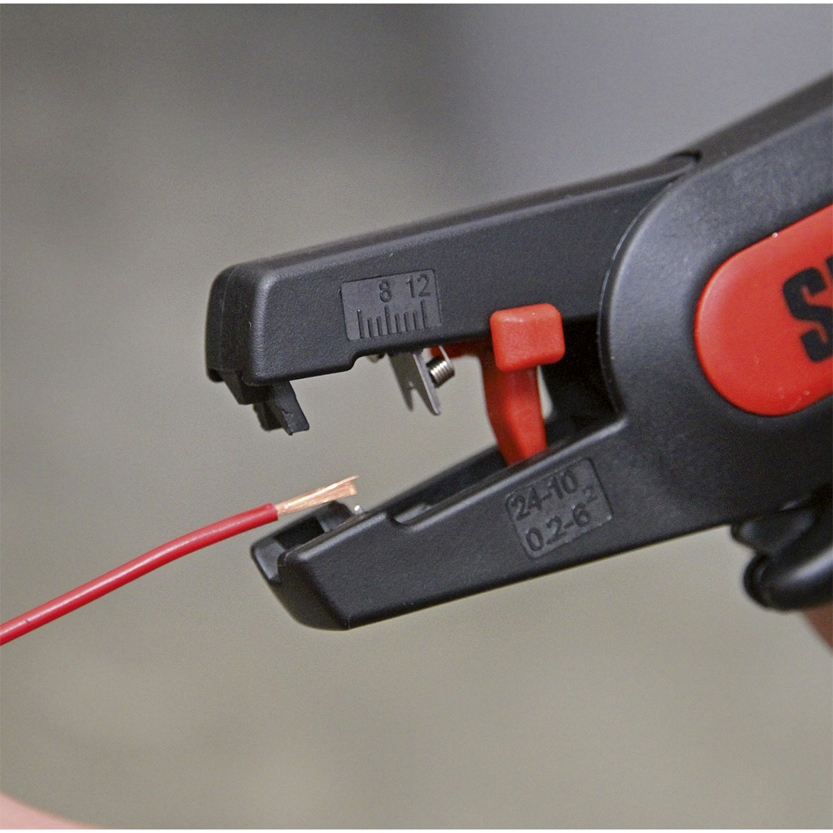 Sealey Automatic Pistol Grip Wire Stripping Tool With Handle Lock AK2265