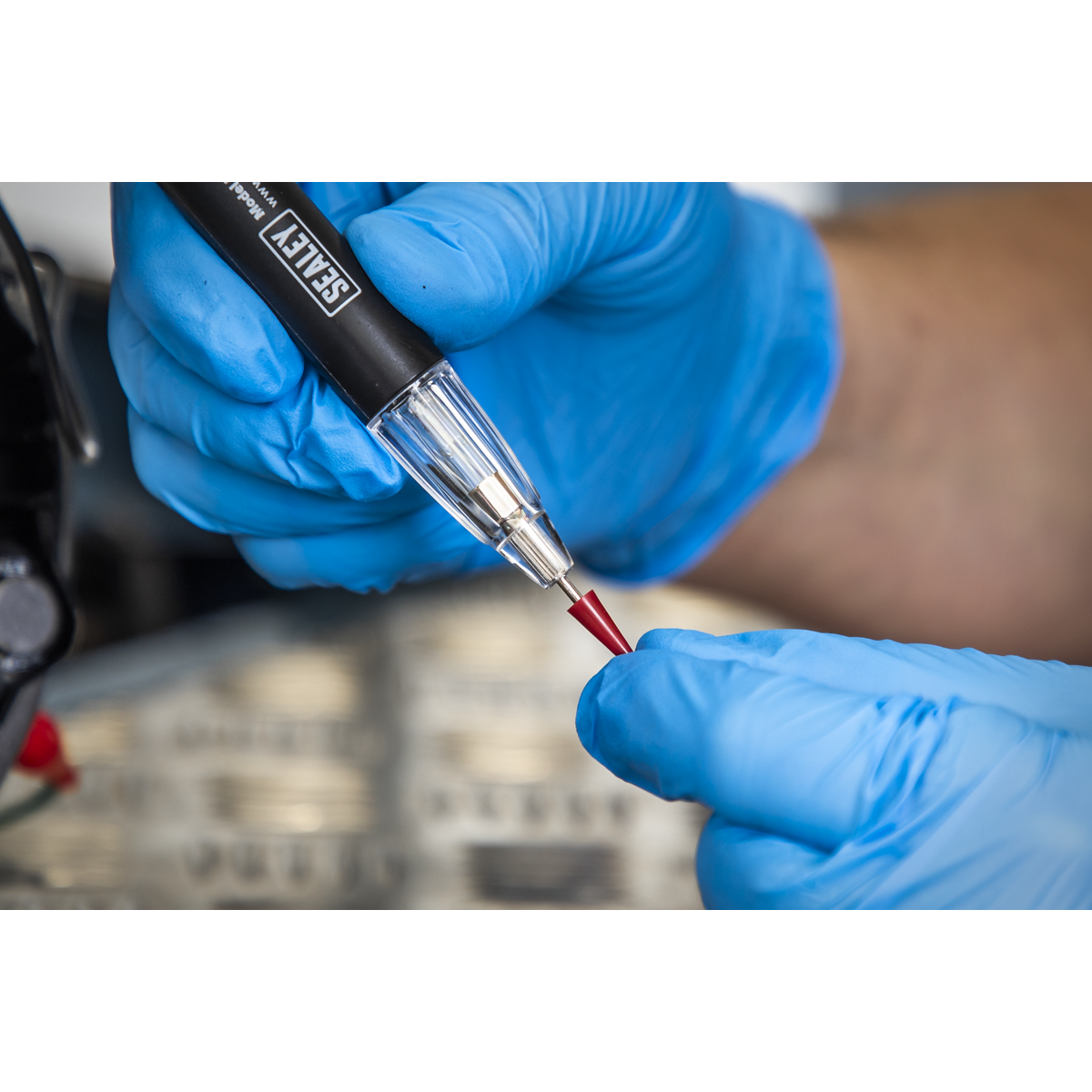Sealey Circuit Tester With Cable & Alligator Earth Clip 6V-24V DC AK5000