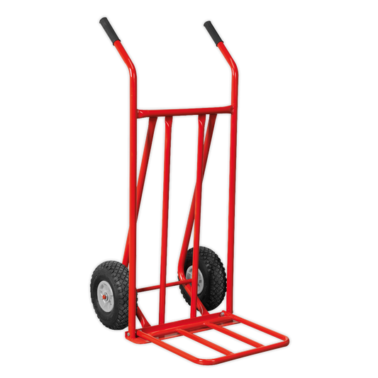 Sealey Folding Sack Truck Tubular Steel With Pneumatic Tyres 150kg CST800