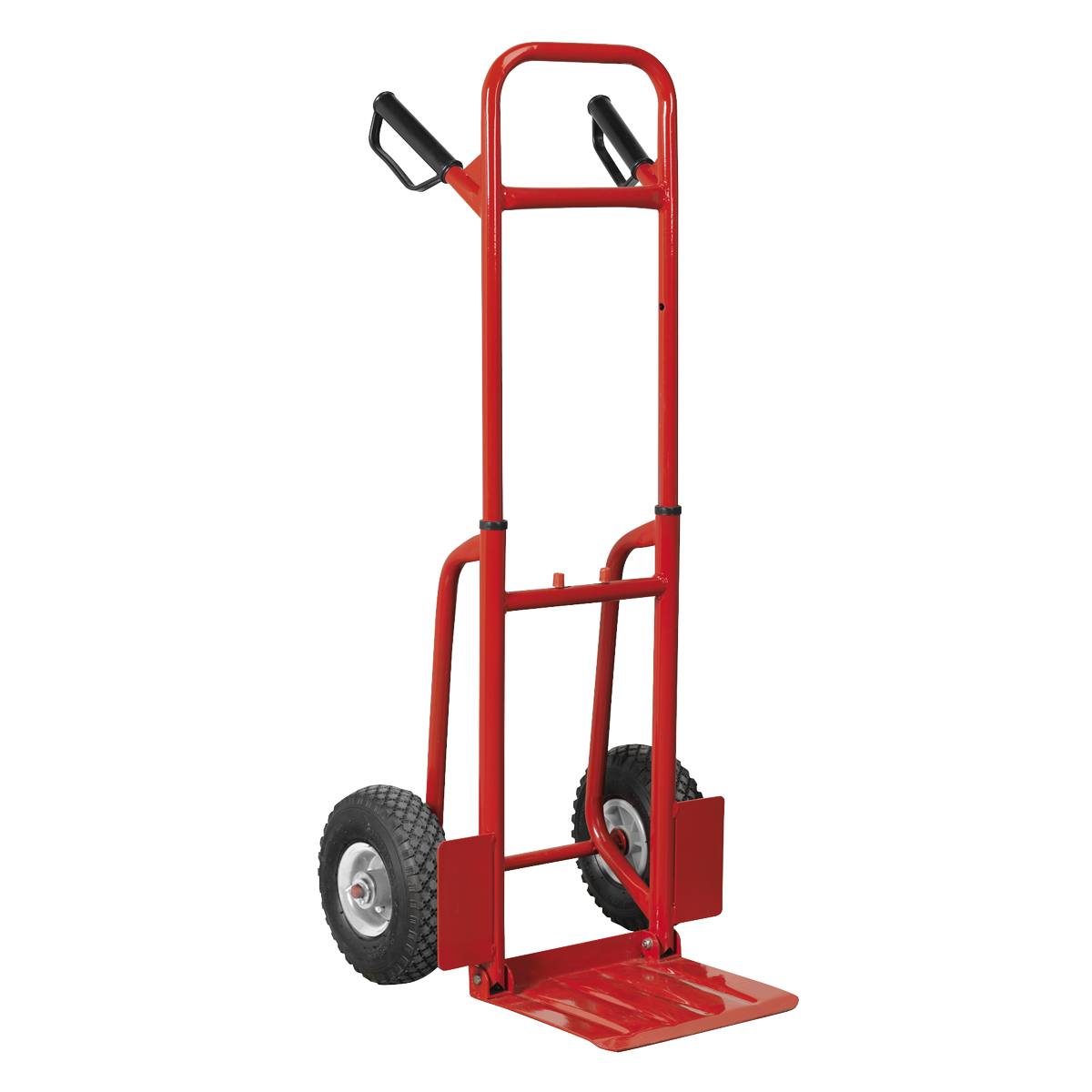 Sealey Folding Sack Truck Tubular Steel With Pneumatic Tyres 200kg CST801