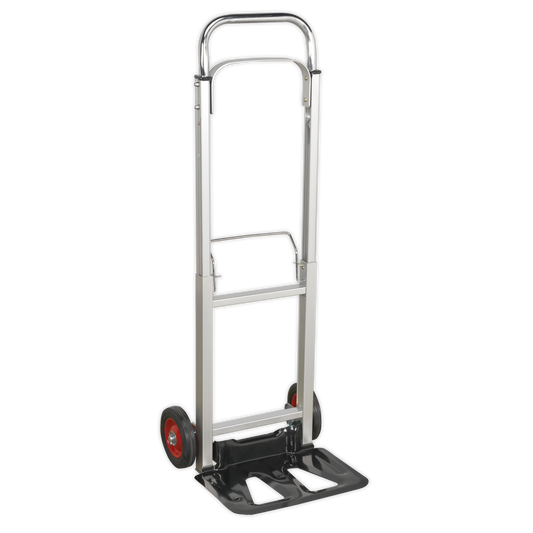 Sealey Folding Sack Truck With Lightweight Aluminium Frame 90kg Capacity CST980