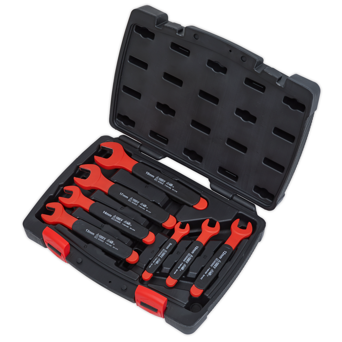 Sealey Insulated Open End Spanner 7 Pieces Set VDE Approved EN 60900 AK63171
