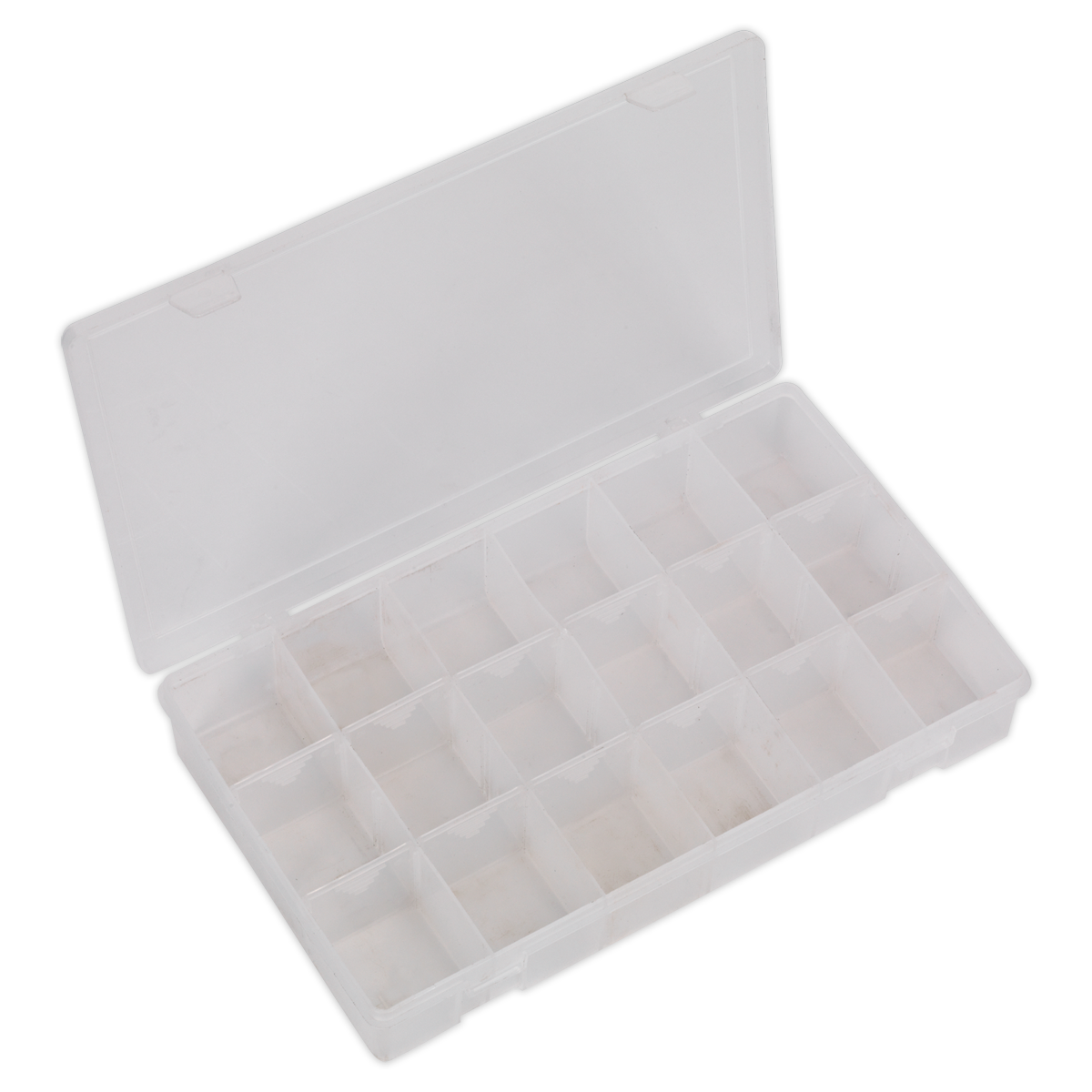 Sealey Assortment Box With 12 Removable Dividers & 2 Snap Latches ABBOXLAR