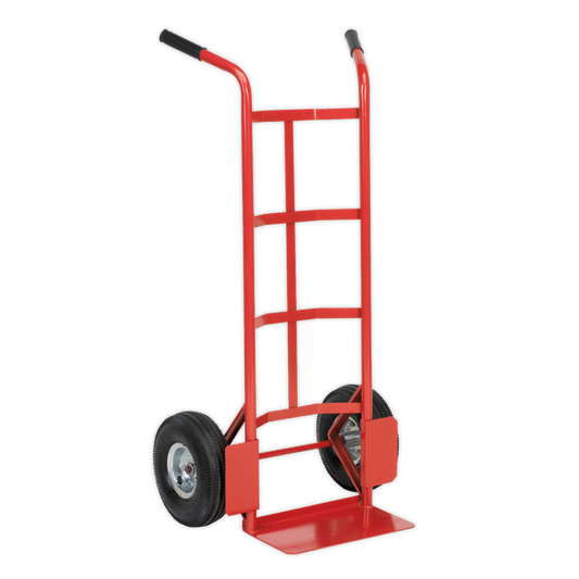 Sealey Sack Truck With 250 x 90mm Pneumatic Tyres 200kg Capacity CST986