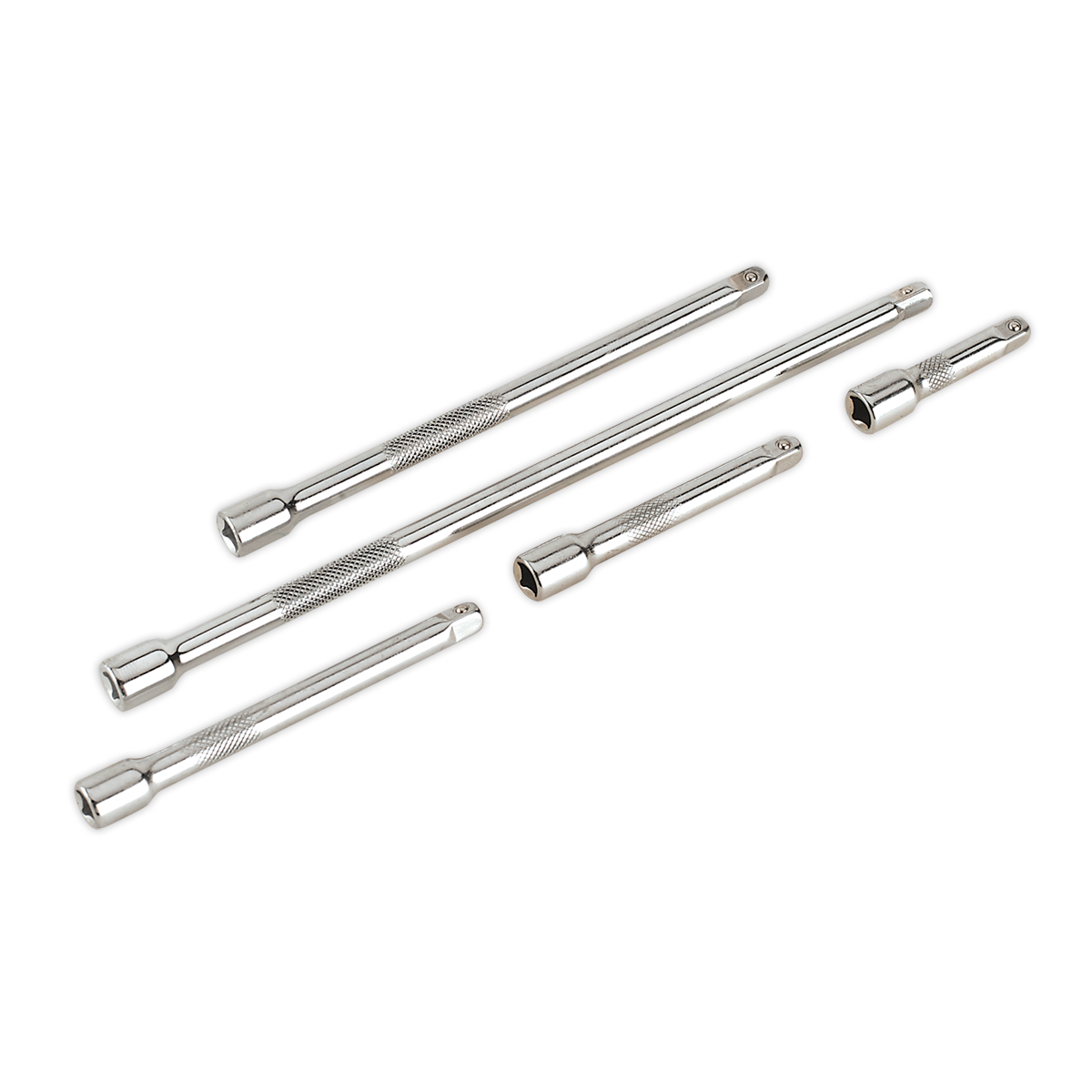 Sealey Extension Bar Set 5pc 1/4" Square Drive For Daily Professional Use AK6331