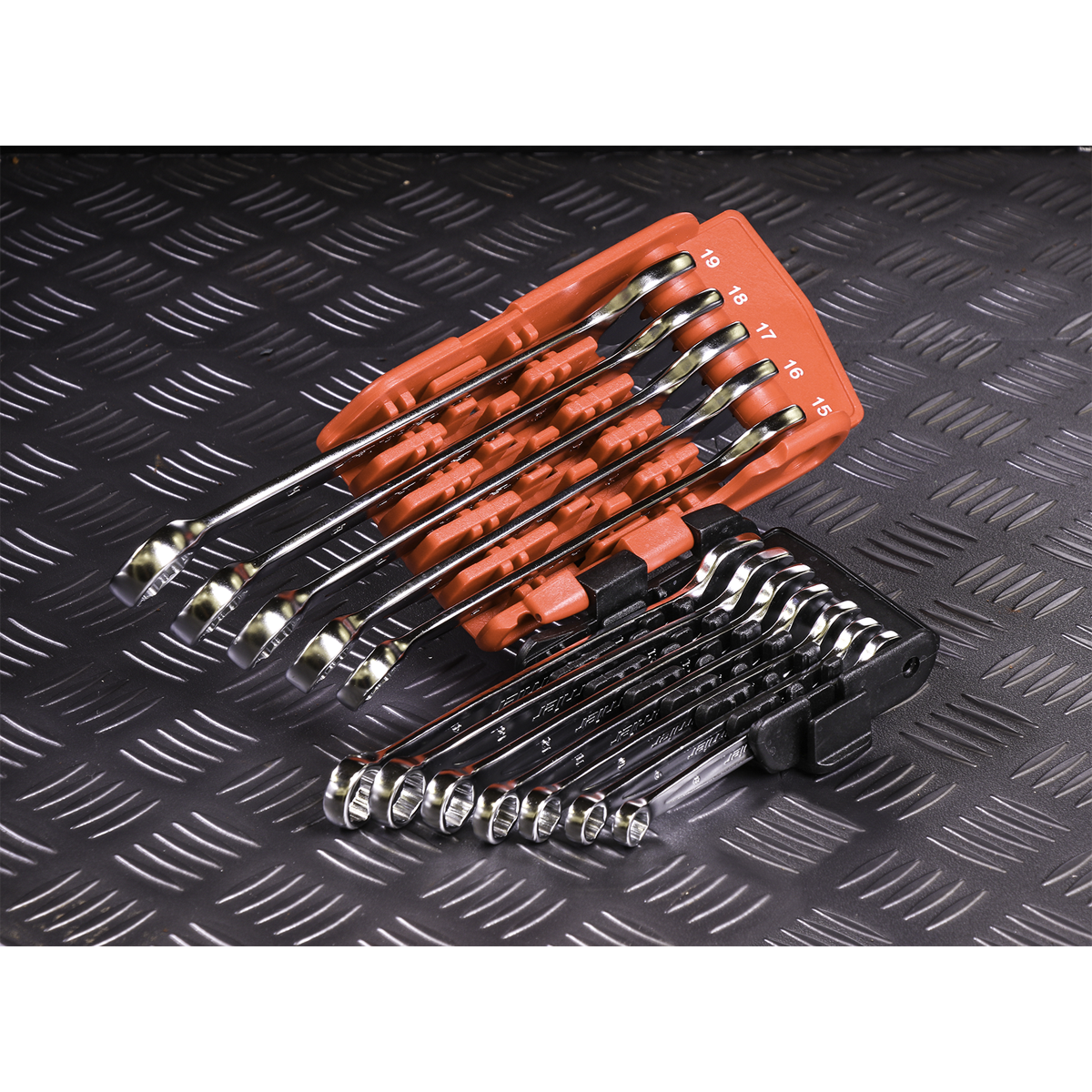 Sealey Metric Combination Spanner Set 12 Pieces Lock-On 6PT Drop-Forged AK63921