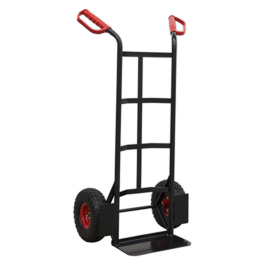 Sealey Heavy Duty Sack Truck With PU Tyres 250kg Capacity Black CST986HD