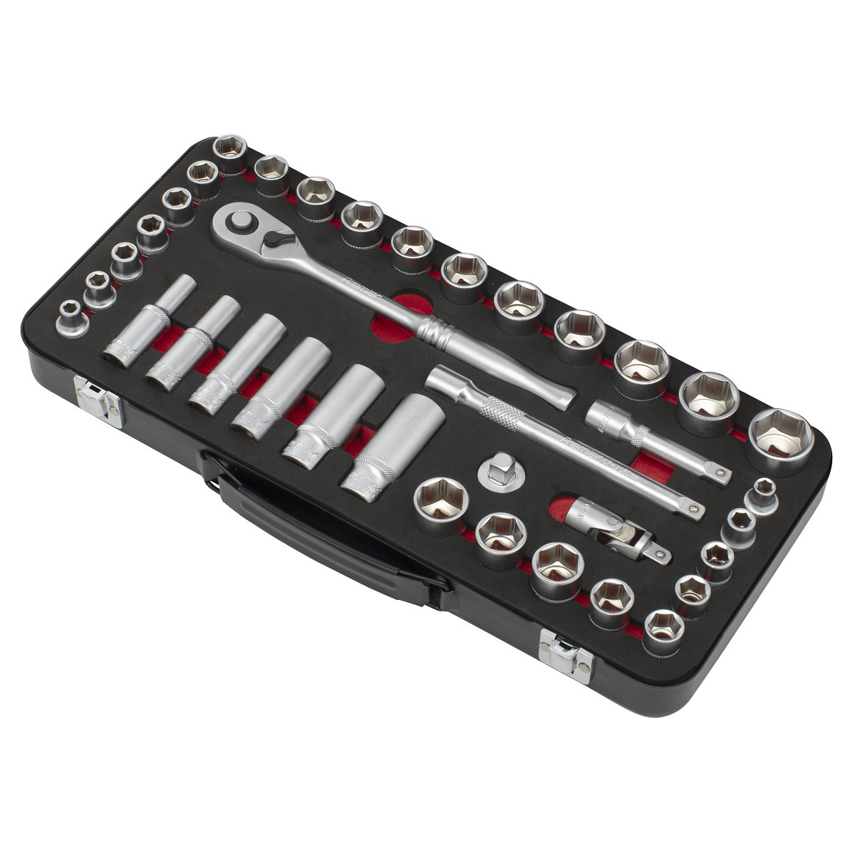 Premier Platinum Socket Set 3/8" Square Drive 37 Pieces Metric/Imperial + Case