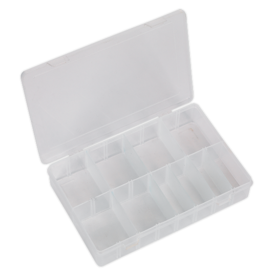 Sealey Assortment Box With 8 Removable Dividers & 2 Snap Latches ABBOXMED