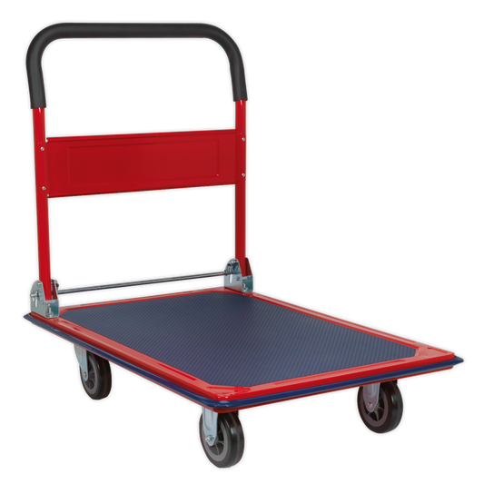 Sealey Rigid Platform Truck With Rubberised Deck & Castors 300kg Capacity CST992
