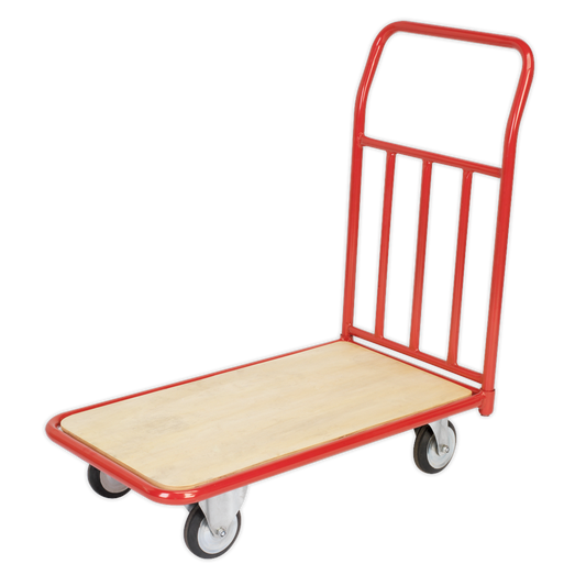 Sealey Platform Truck 250kg Capacity Heavy Duty Wooden Deck 495 x 950mm CST993