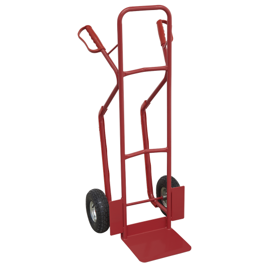 Sealey Sack Truck With Pneumatic Tyres & Handgrips 300kg Capacity CST999