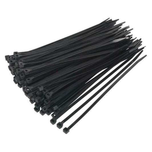 Sealey Cable Ties Heat Resistant 200 x 4.8mm Black Pack Of 100 CT20048P100