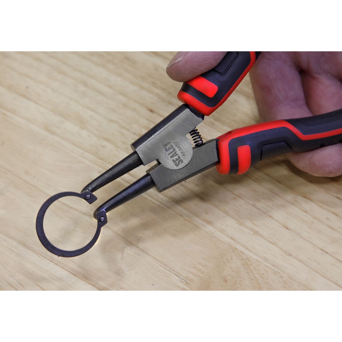Sealey 180mm Circlip Pliers Set 4 Pcs Chrome Vanadium Steel Professional AK8457