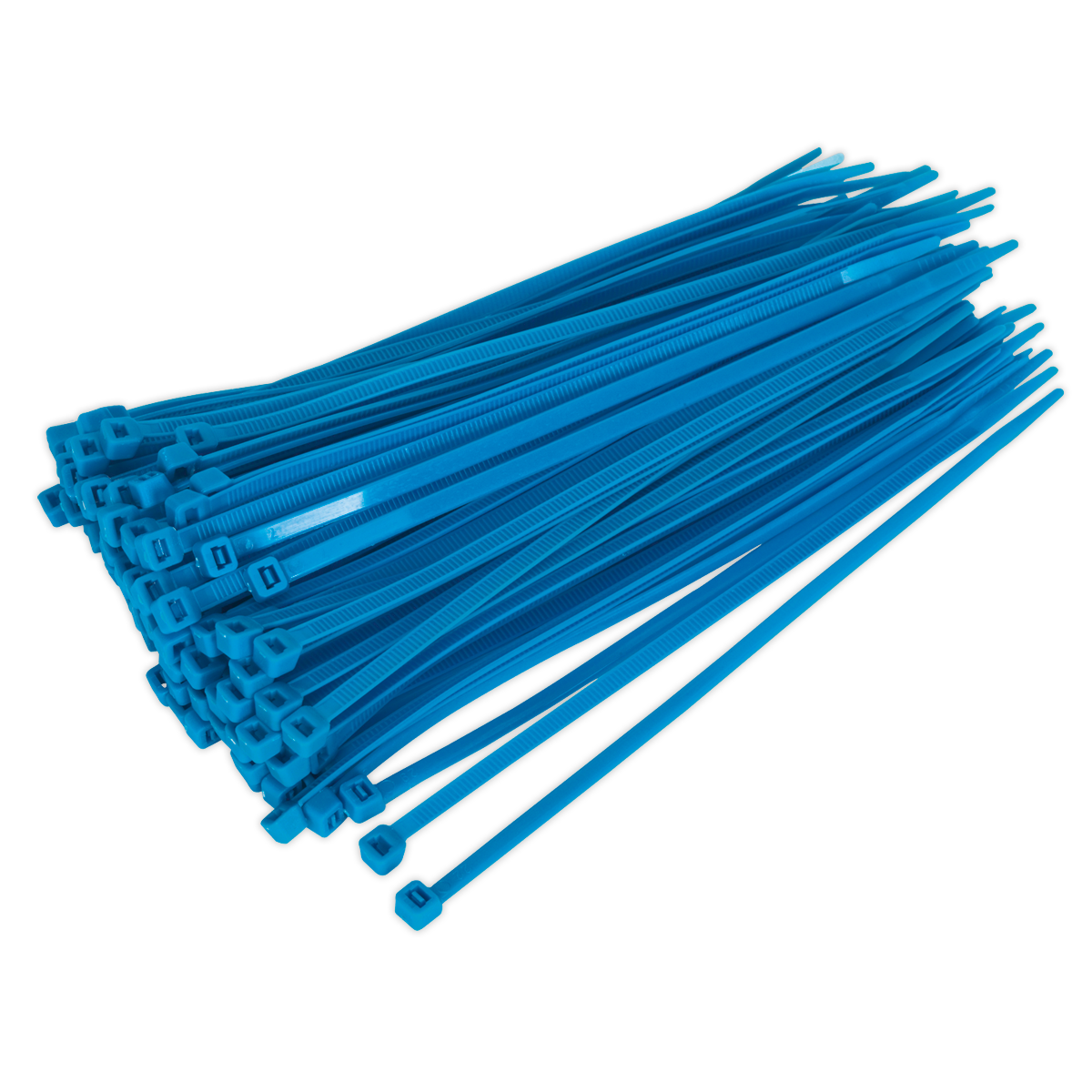 Sealey Cable Ties Heat Resistant 200 x 4.8mm Blue Pack Of 100 CT20048P100B
