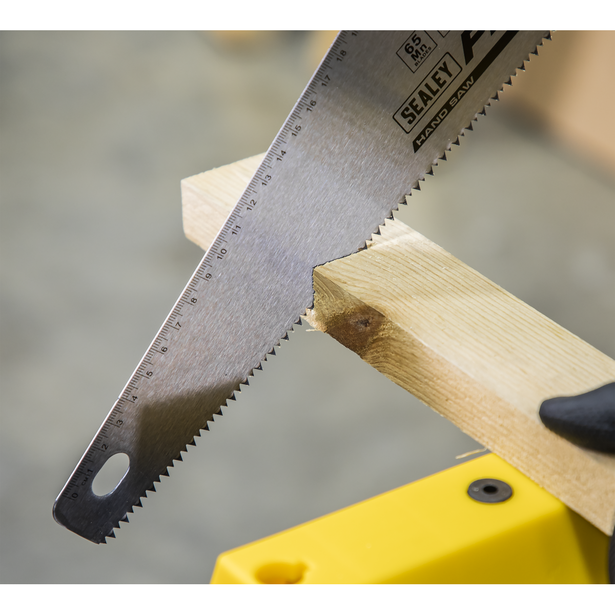 Sealey Handsaw 380mm 7TPI Carbon Steel Hardwood MDF Chipboard & Plastics AK8653
