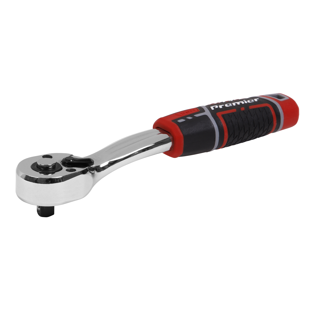 Sealey Ratchet Wrench 1/4" Square Drive Offset Pear Head Flip Reverse AK8937