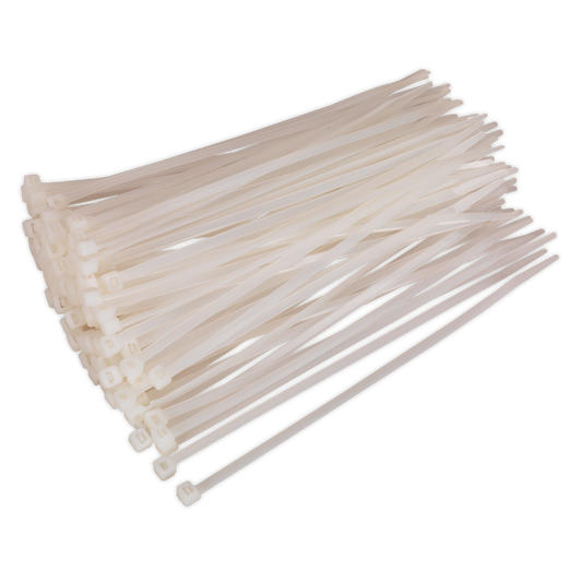 Sealey Cable Ties Heat Resistant 200 x 4.8mm White Pack Of 100 CT20048P100W