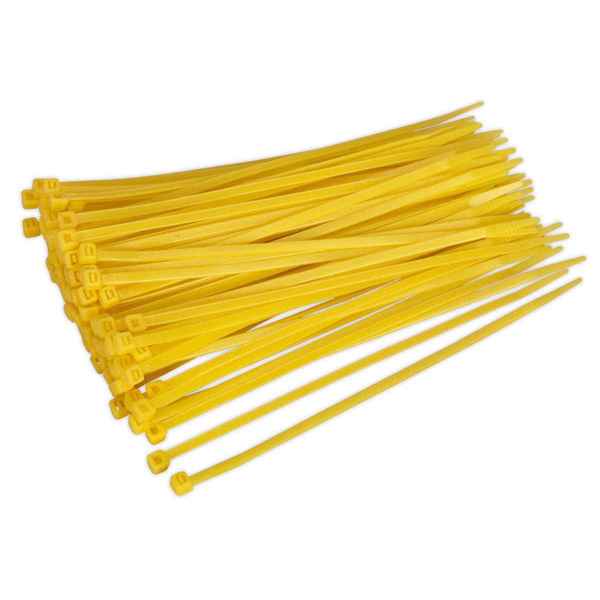 Sealey Cable Ties Heat Resistant 200 x 4.8mm Yellow Pack Of 100 CT20048P100Y
