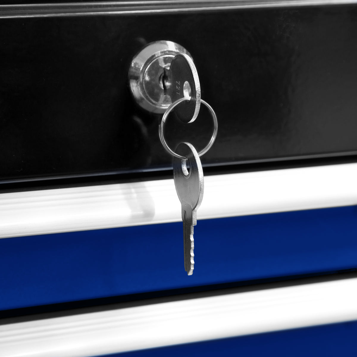 Sealey Top Chest Box Rollcab Combination 6 Drawer Ball Bearing Slides Blue AP22B
