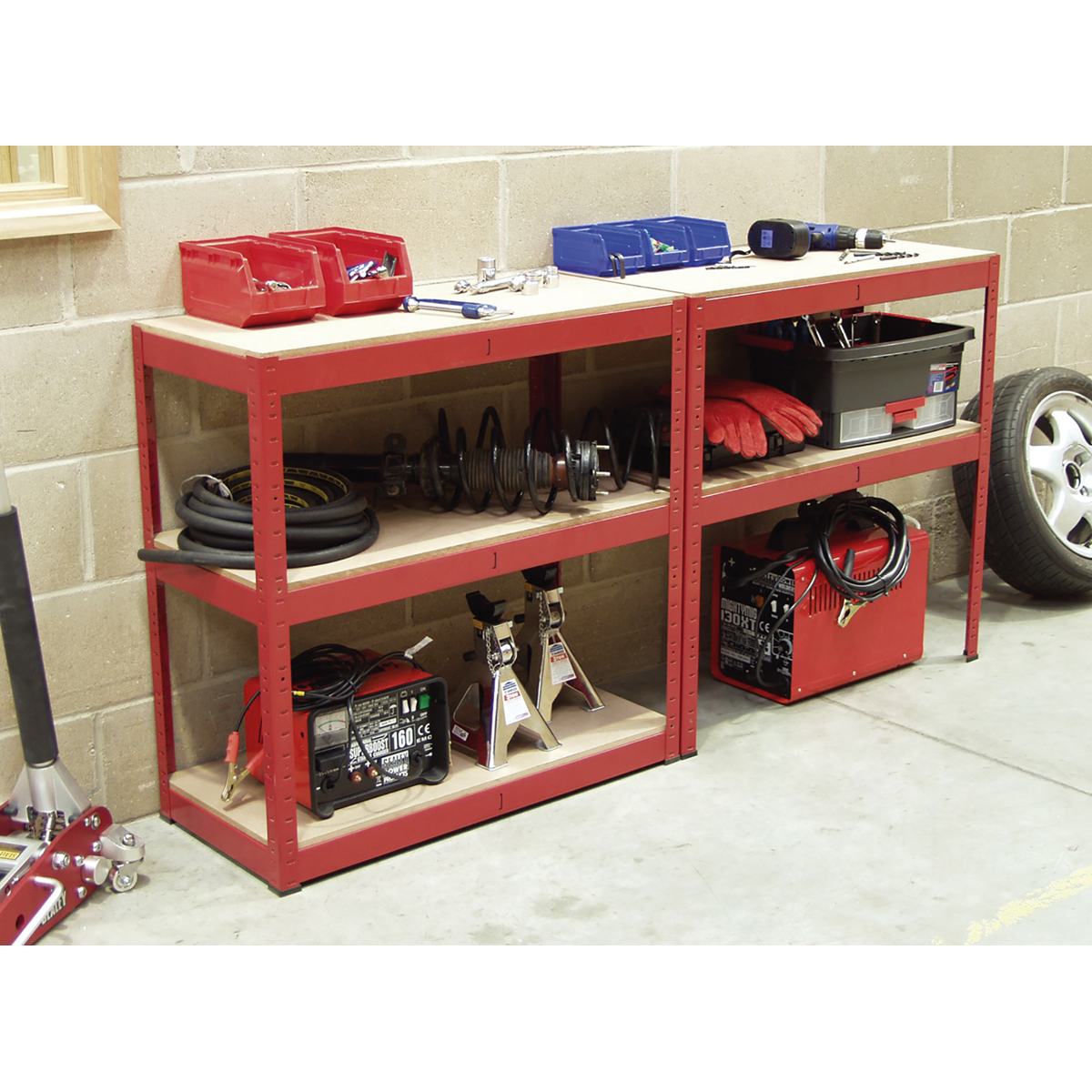 Sealey Racking Unit Storage With Five MDF Shelves 350kg Capacity/Level AP6350