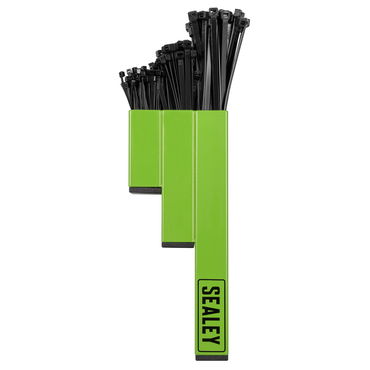Sealey Magnetic Cable Tie Holder With Rubber Pads - Hi-Vis Green APCTHHV