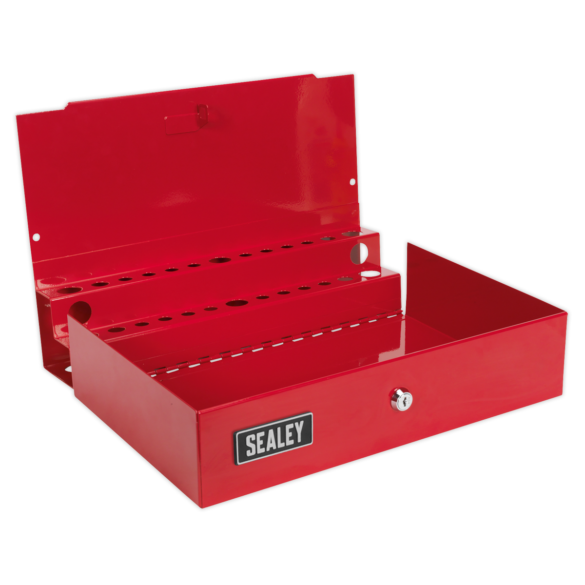 Sealey Side Cabinet For Long Handle Tools With Lock and Two Keys - Red APLHT