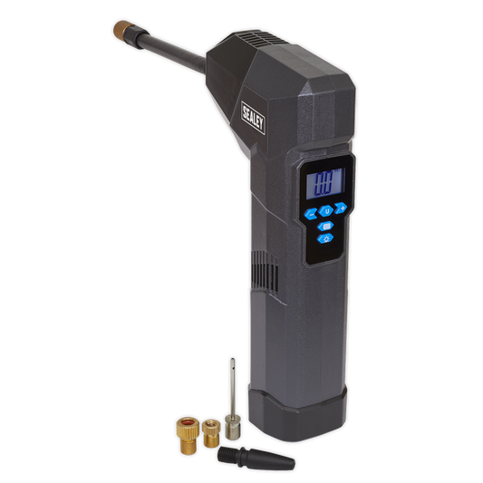 Sealey Compact Rechargeable Tyre Inflator & Powerbank With Worklight CTI120