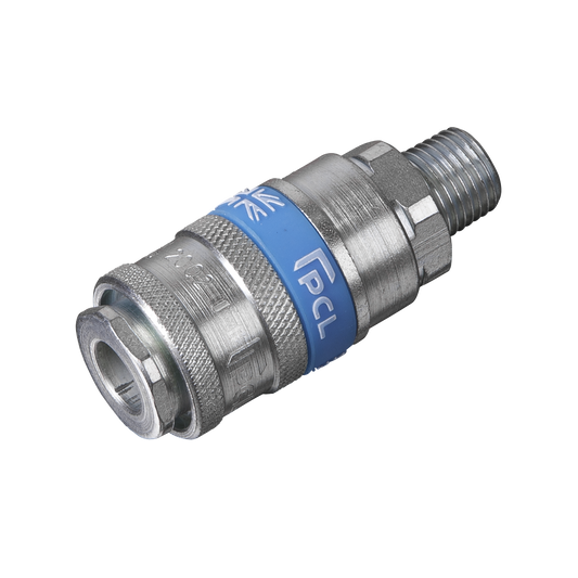 Sealey Coupling Body Male 1/4" BSPT Free Airflow Rate at 100psi 35-43cfm AC01