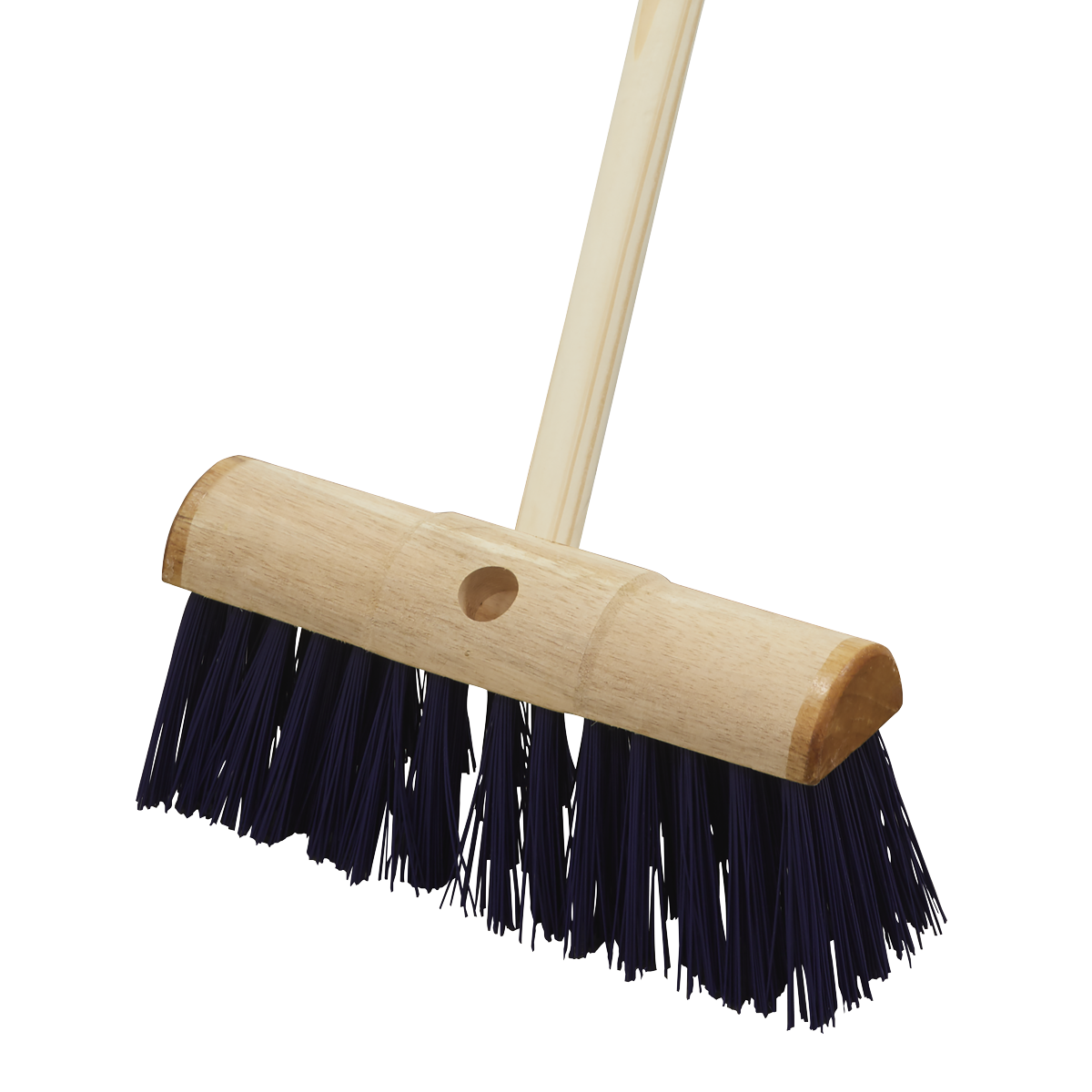 Sealey Yard Broom 13" 325mmStiff Hard Bristle + Handle Bracket Heavy Duty BM13H